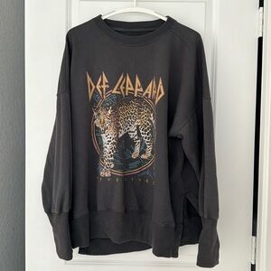 Abercrombie and Fitch Def Leppard Sweatshirt